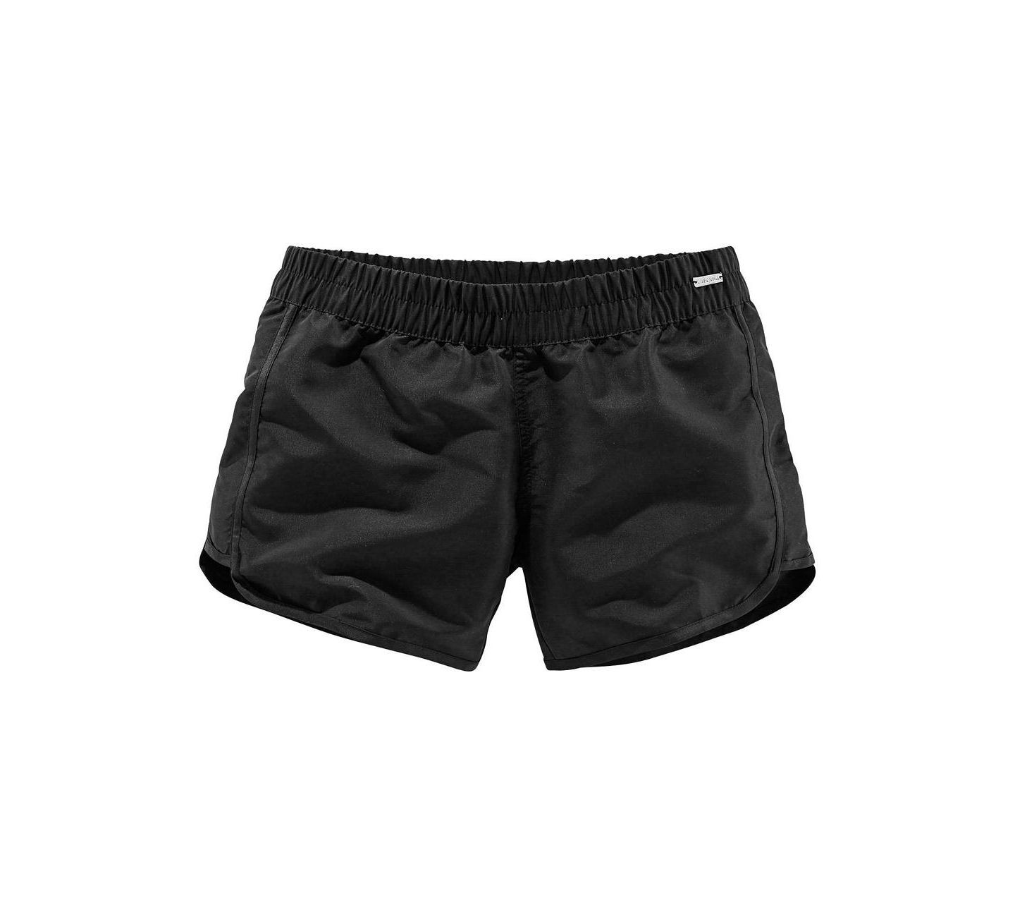 Женские пляжные шорты Lascana Sporty Everyday Comfort, цвет: Чёрный — фото 6