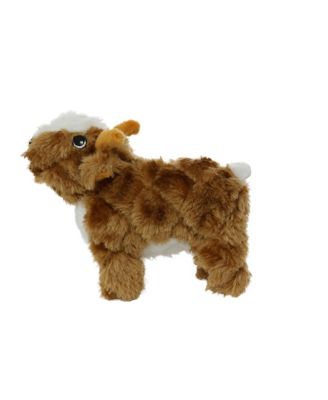 Jr Farm Goat 2 Pack, Durable Plush Squeaky Dog Toy