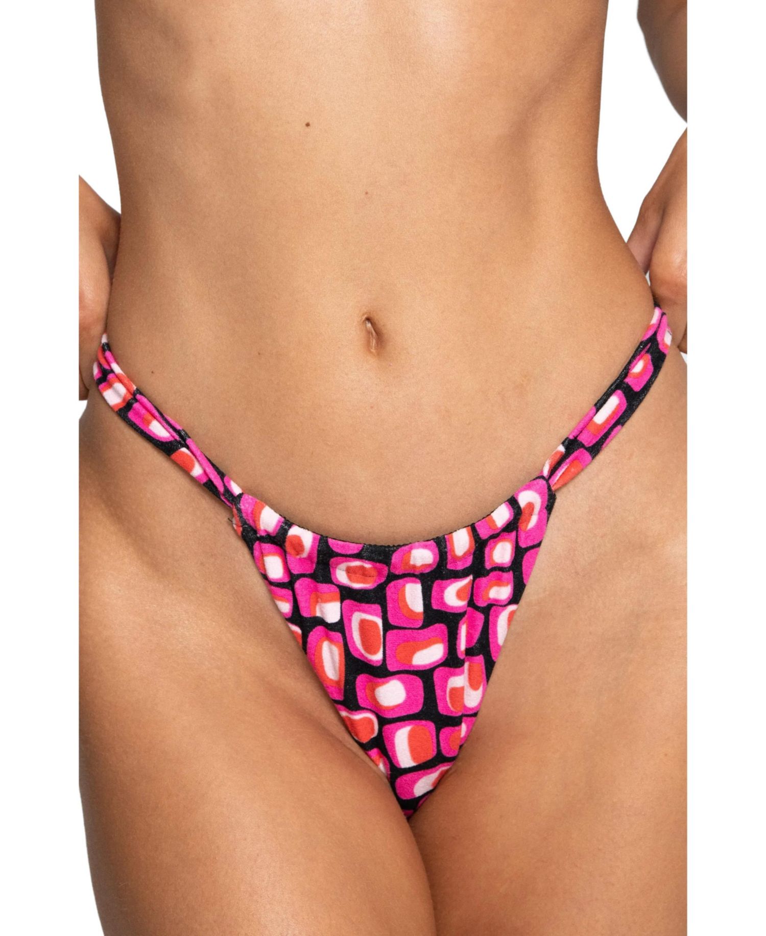 Women's Nia High-Waisted Cheeky Ruched Bikini Bottom