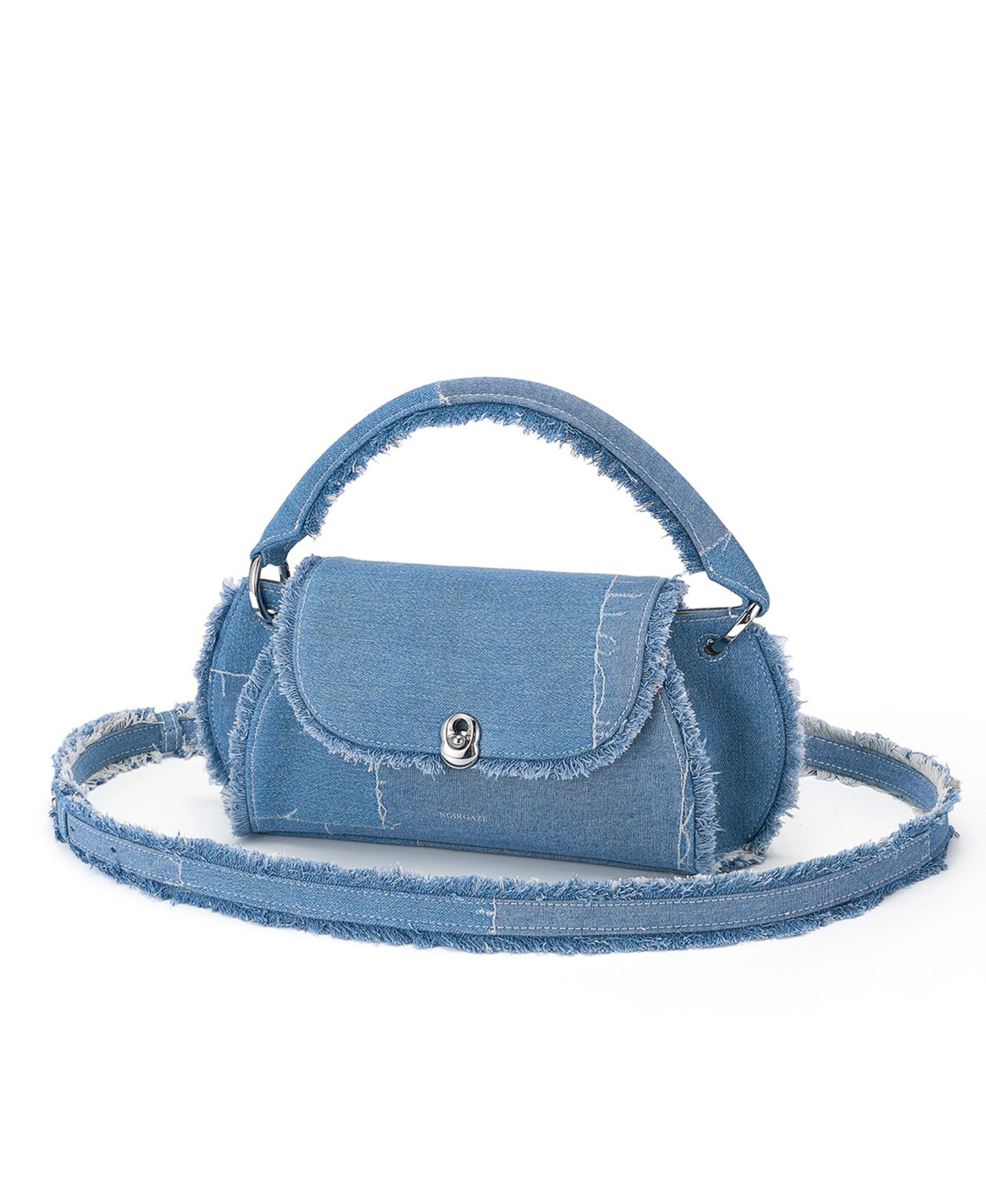 Женская сумка Noirgaze Scallop in Denim, цвет: Джинсовый — фото 3