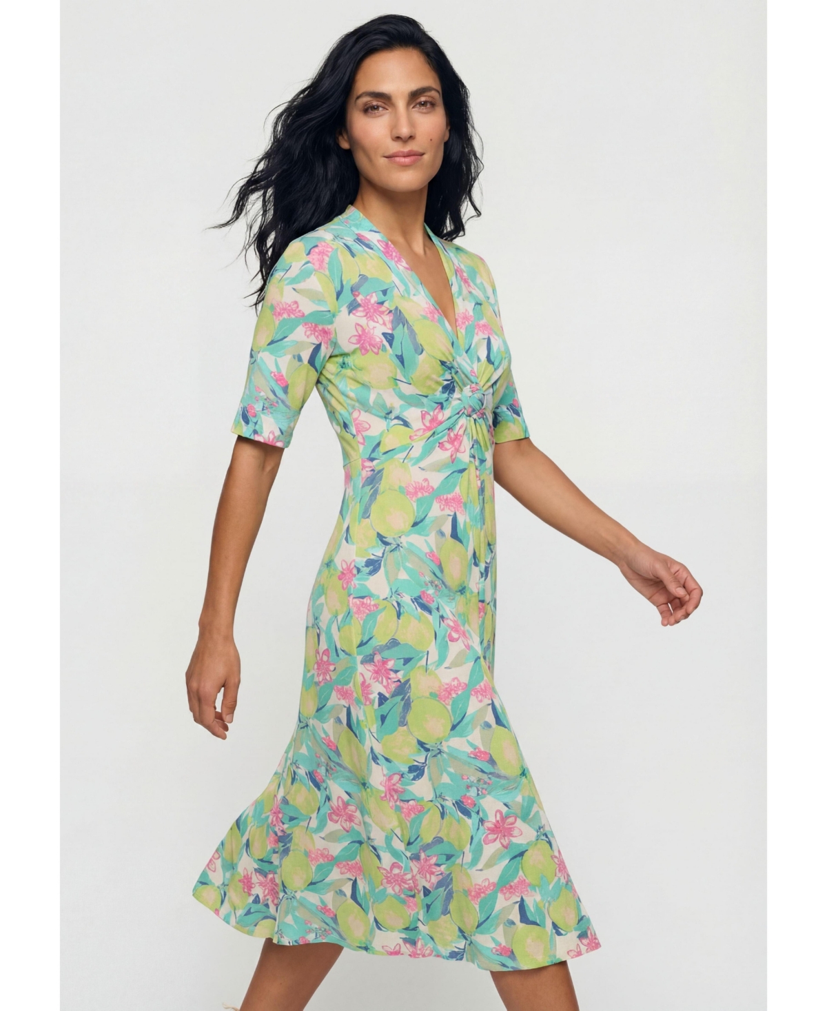 Olsen Women's Lush Lemon A-Line Dress