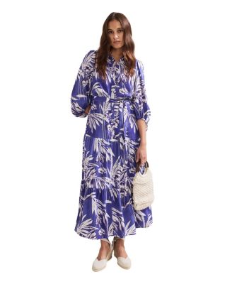 Women's Coralie Print Shirt Midaxi Dress