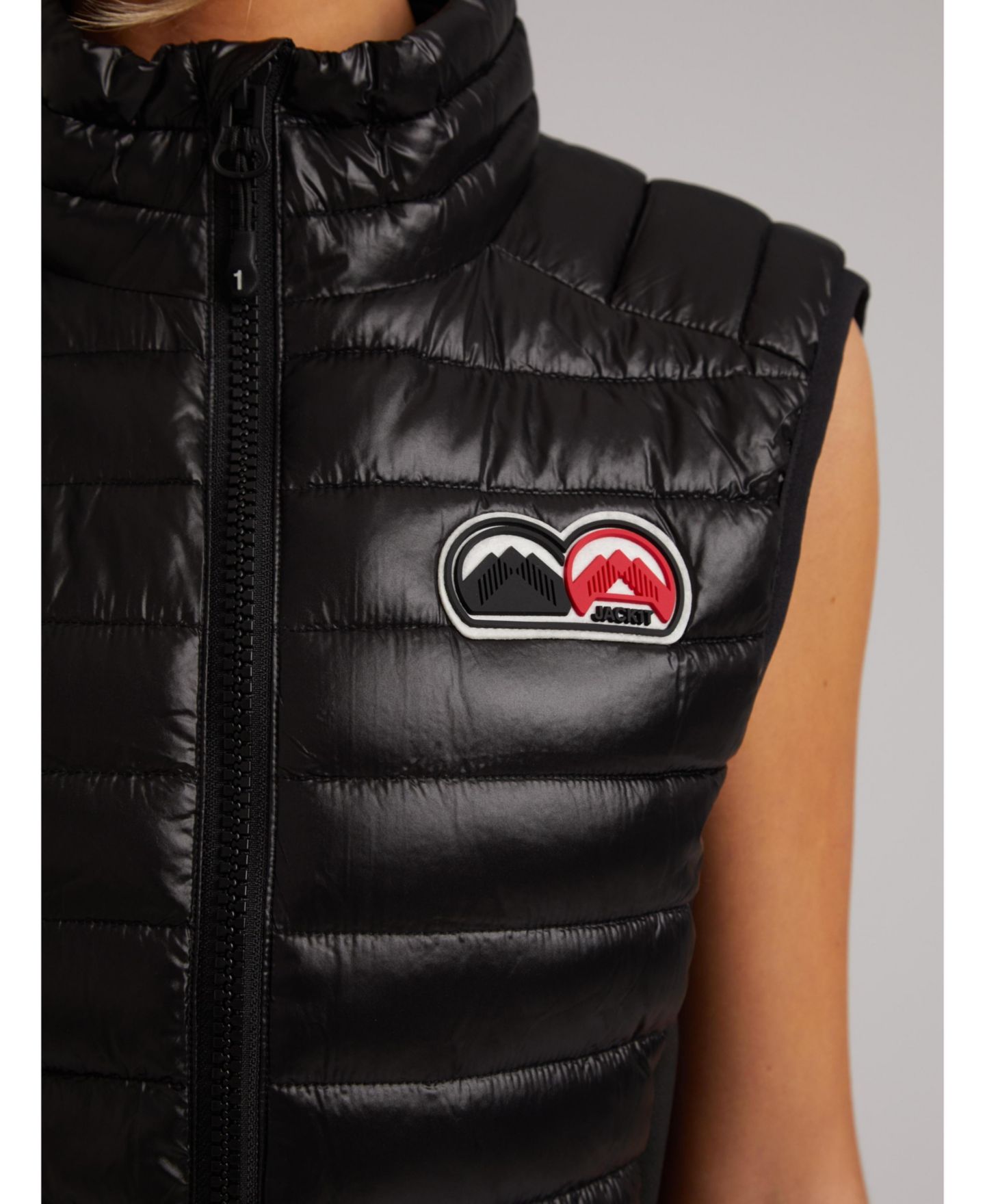 Женский жилет JACK1T Sportl1te Funnel Lightweight Gilet 2.0 Puffer, цвет: Чёрный — фото 6