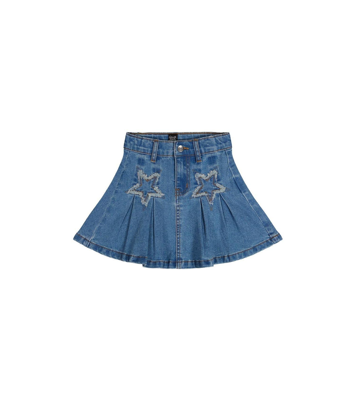 Little and Big Girl ( size 6 to 14 ) Pleated Skirt