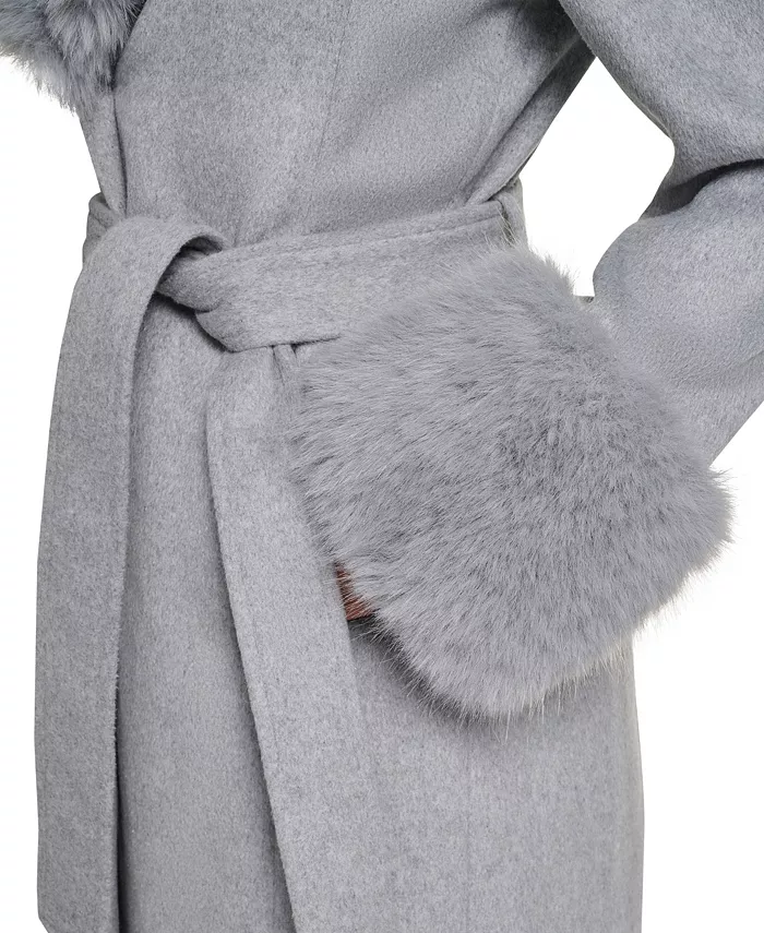Women's Single-Breasted Long Wool-Blend Coat, Created for Macy's - thumbnail 9