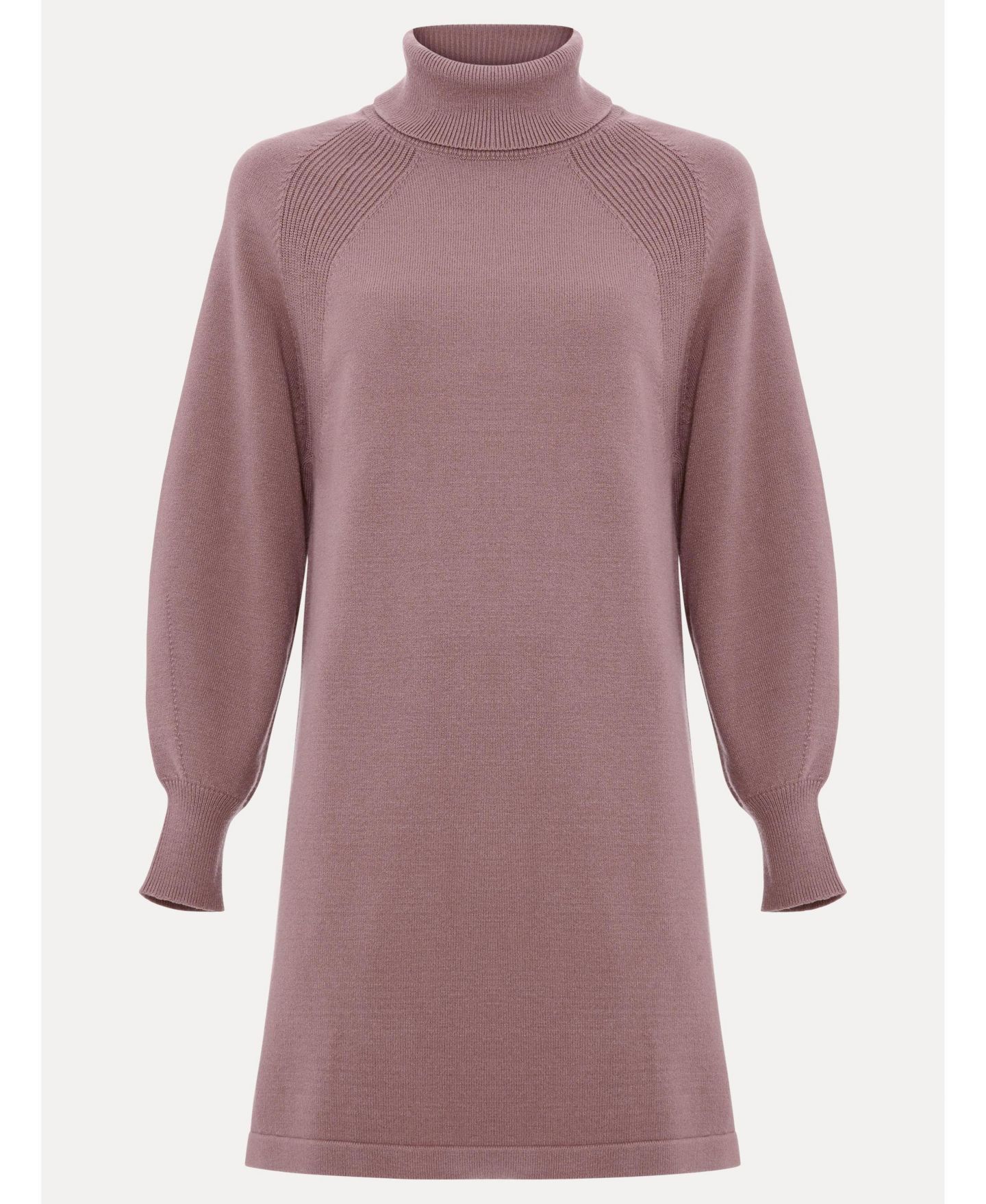 Женское платье Phase Eight Ellie Turtleneck Blouson-Sleeve Jumper, цвет: Латте — фото 6