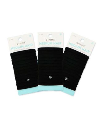 Medium Hair Ties Seamless Nylon 36 Pack