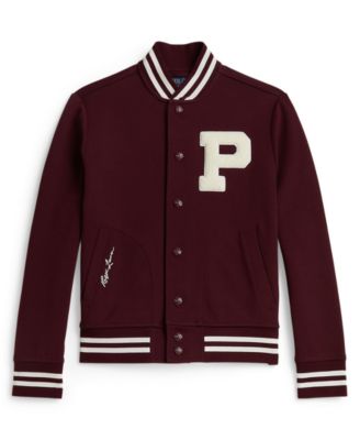 Boys' 8-20 Double-Knit Letter Jacket
