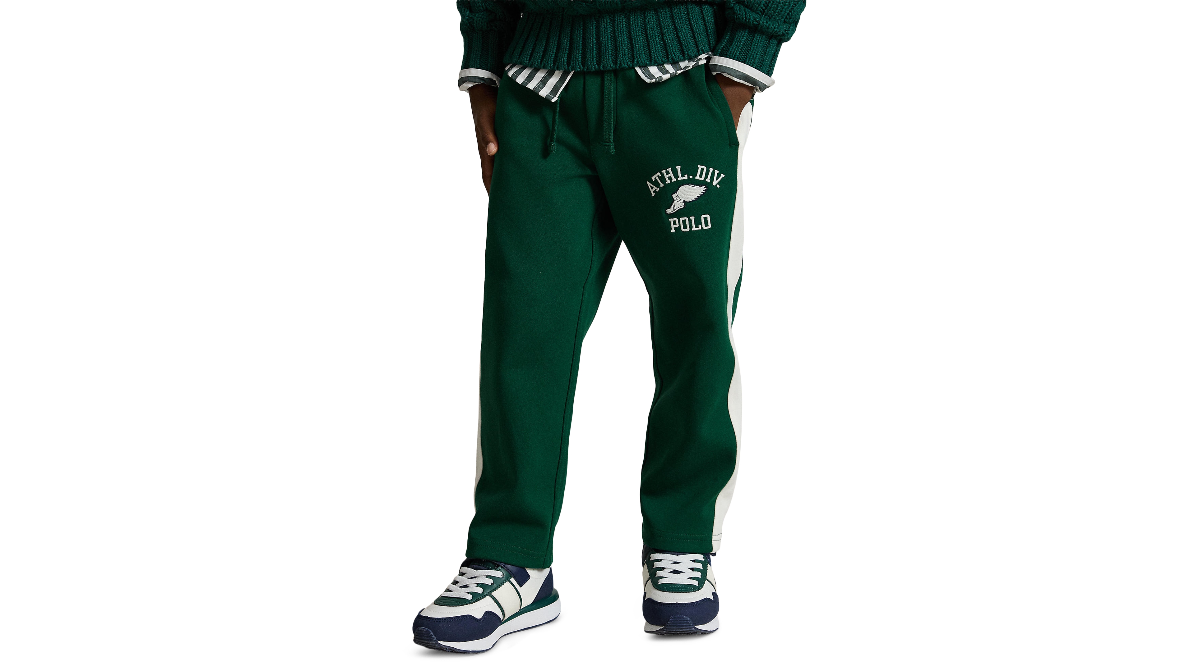 Polo Ralph Lauren Boys' 2T-7 Logo Double-Knit Track Pants
