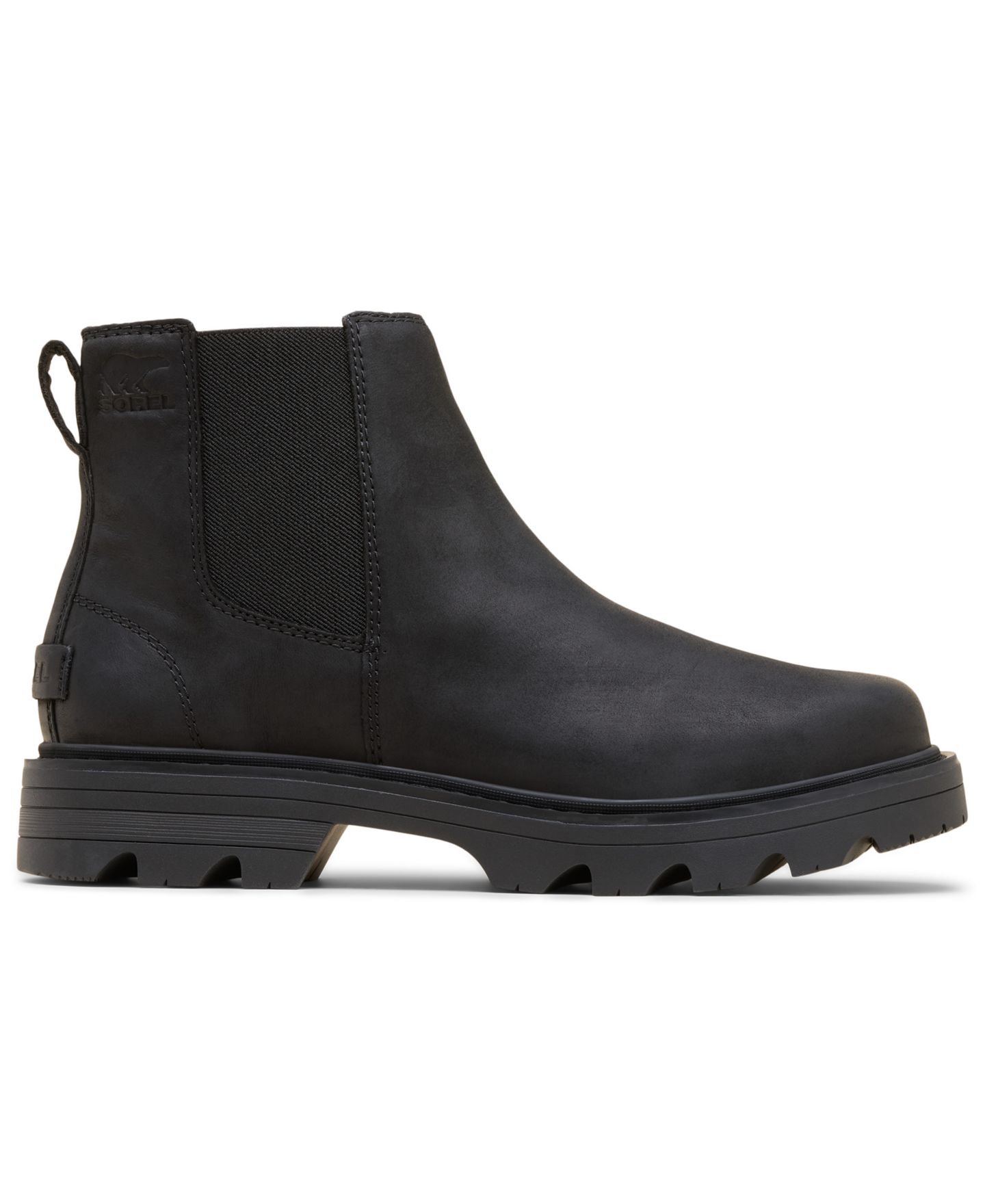 Женские ботинки Sorel Revel RD Chelsea Waterproof Booties, цвет: Чёрный — фото 2