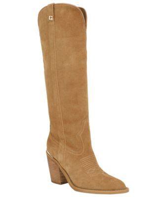 Women's Sashon Tall Topstitched Western Boots, Regular & Wide Calf