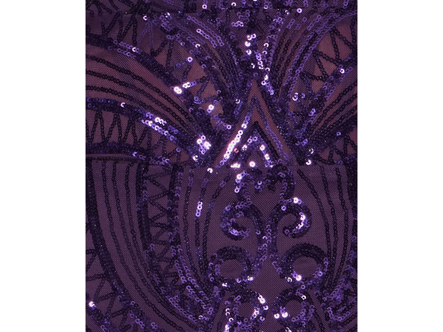 Женское платье B Darlin Juniors' Strapless Sequin Corset-Bodice, цвет: Тёмный фиолетовый — фото 7