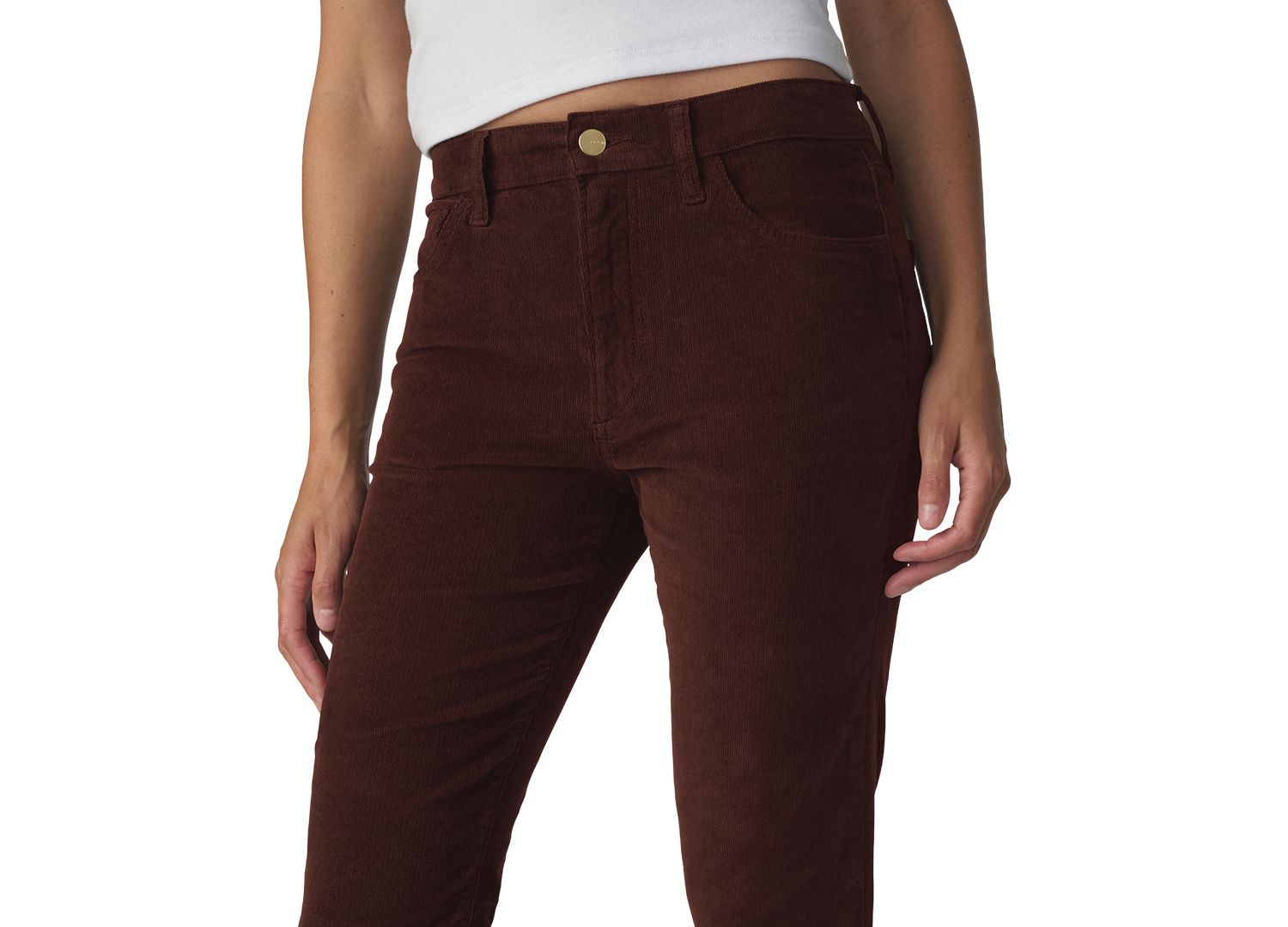 Women's Inez Corduroy Flare Mid-Rise Pants