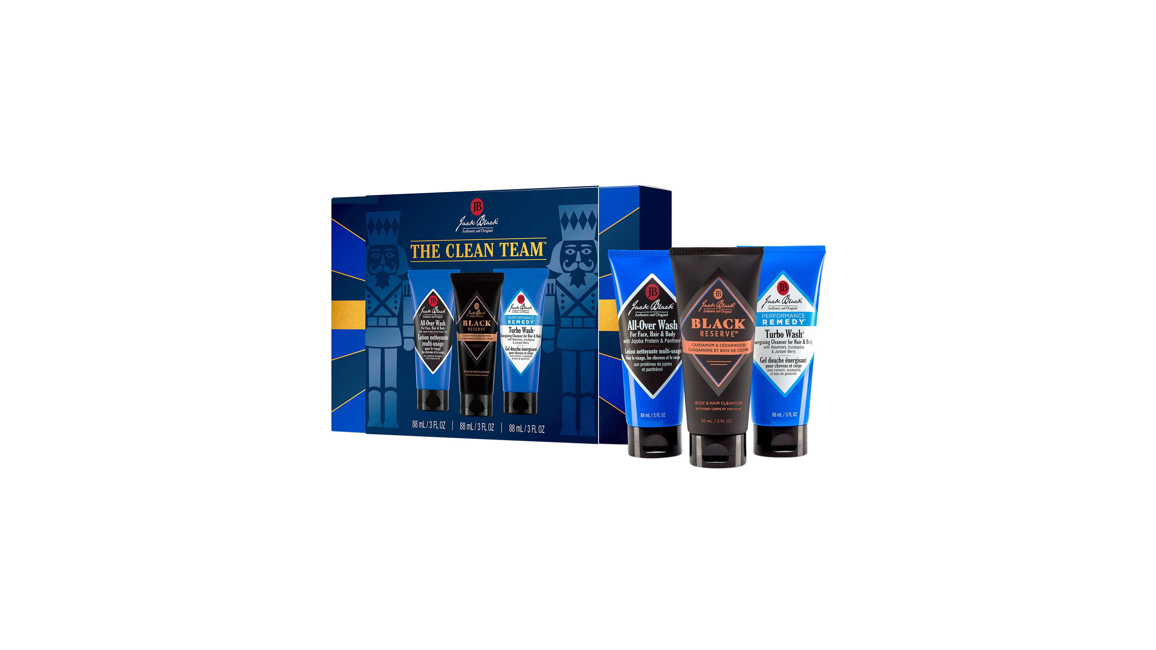 Jack Black 3-Piece The Clean Team All-Over Wash Gift Set