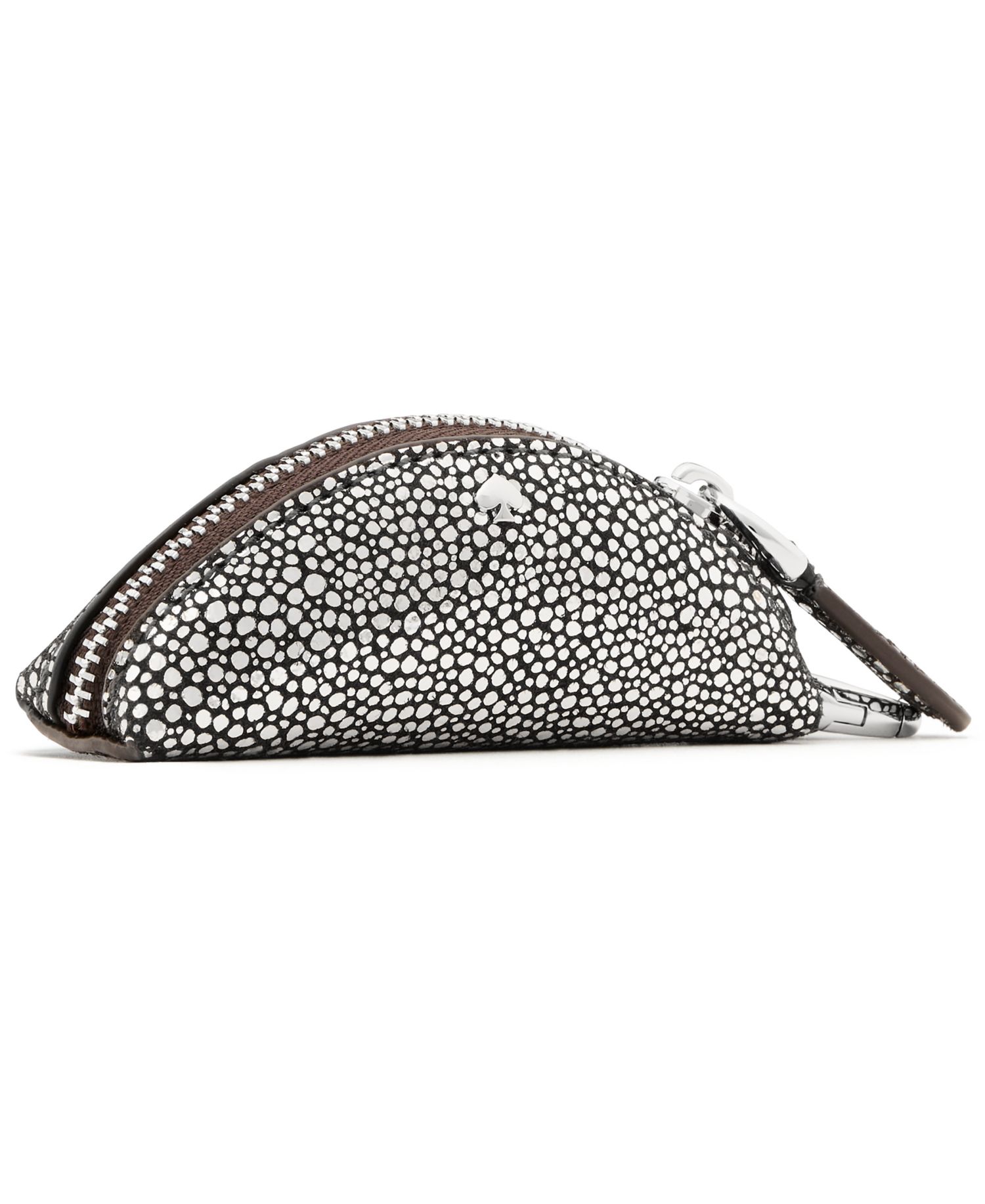 Metallic Dot Printed Small Shoulder Handbag