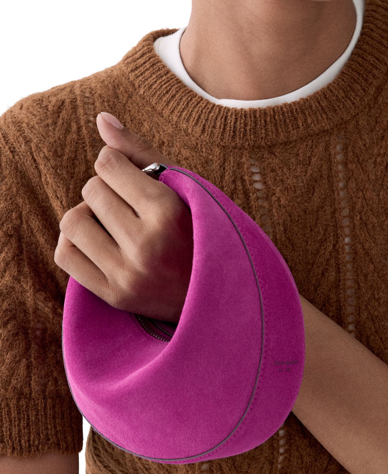 Duo Small Suede Shoulder Handbag