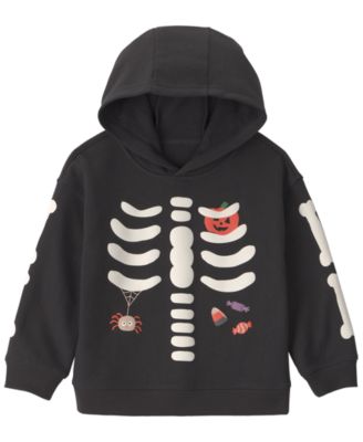 Toddler Boys' 2T-5T Skeleton Halloween Hoodie