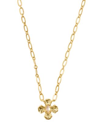 Imitation Pearl Leanne Short Pendant Necklace