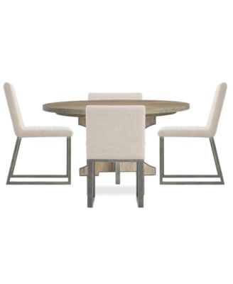 Tribeca 5-Piece Round Dining Set (Table & 4 Side Chairs)