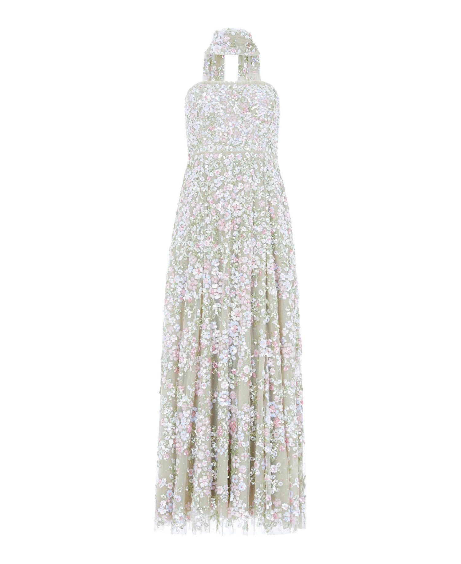 Women's Dream Garland Strapless Gown