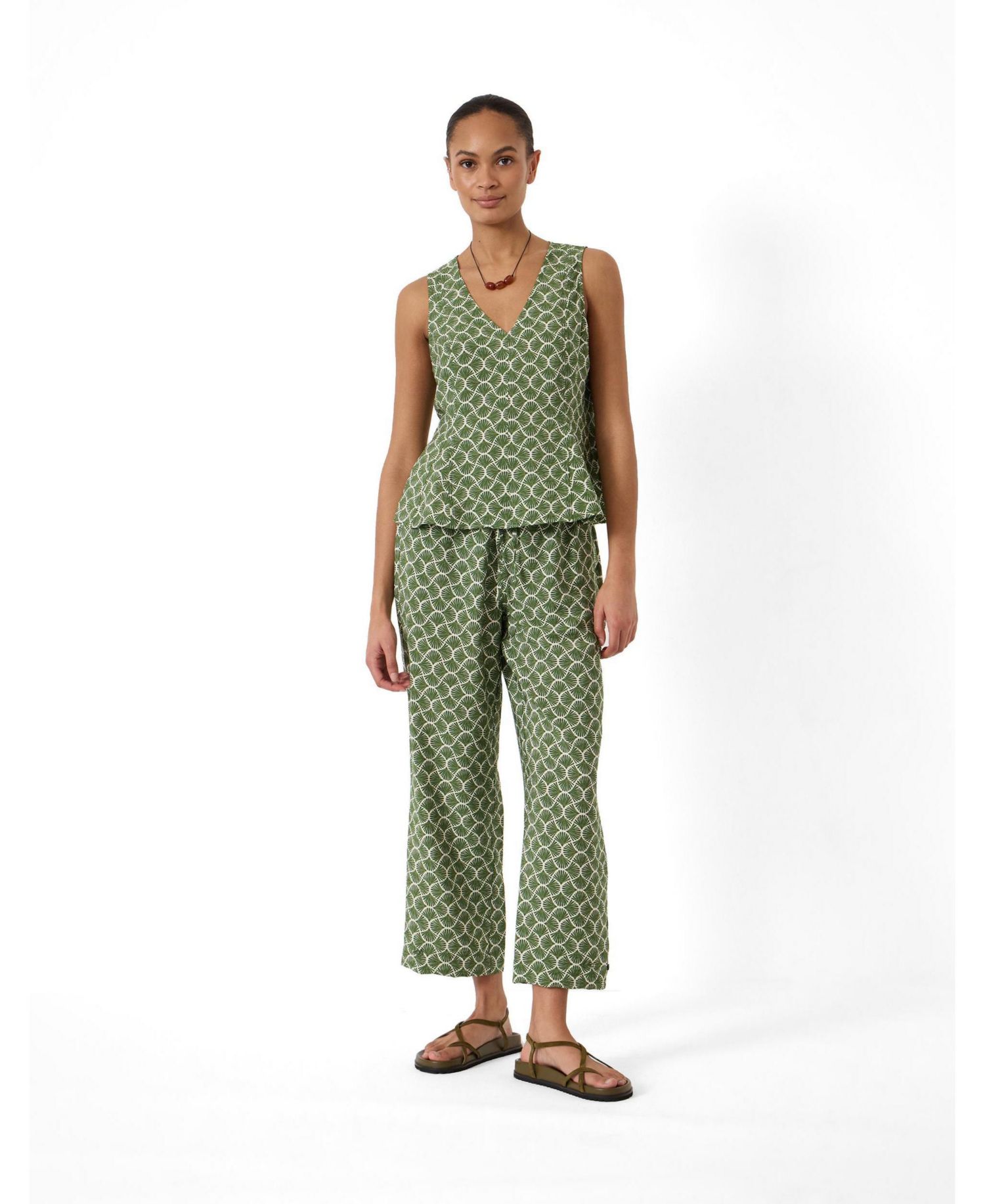 Women's Sybil V-Neck Air Flow Godet Top