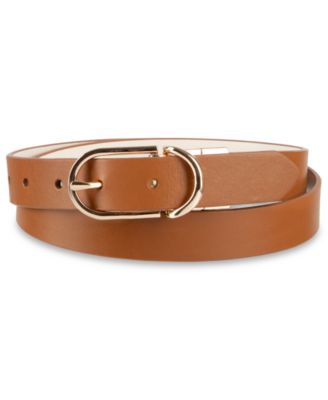 2-In-1 Reversible Leather Dress Belt