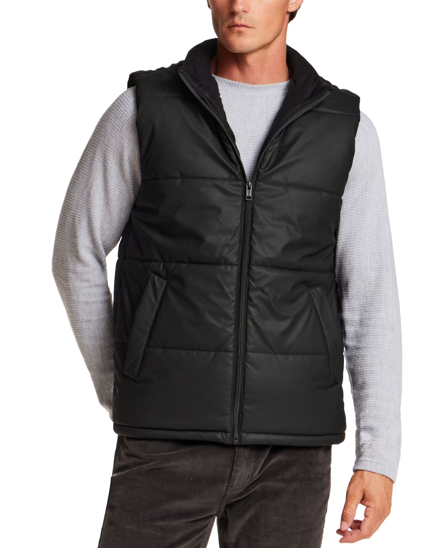 Men's Matte Full-Zip Puffer Vest