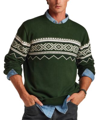 Men's Fairisle Crewneck Sweater