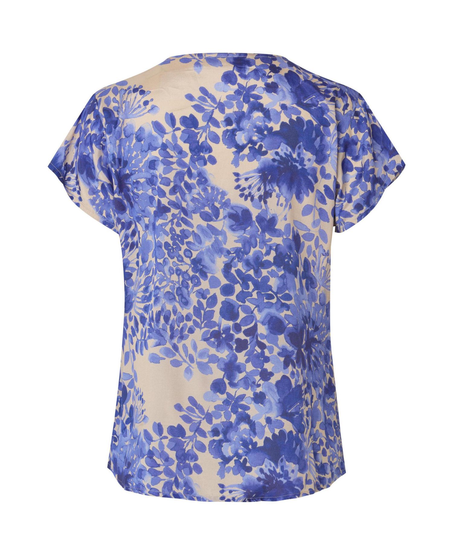 Women's Mala Floral Short-Sleeve Pull-On Blouse