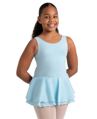 Double Layer Skirt Tank Dress - Girls