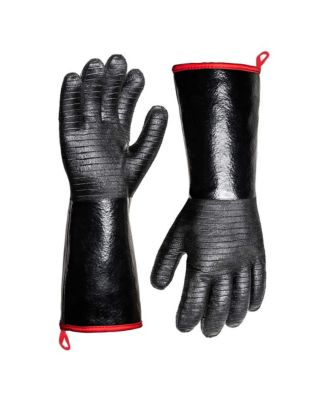 Heat Resistant BBQ Gloves Waterproof Neoprene Coating