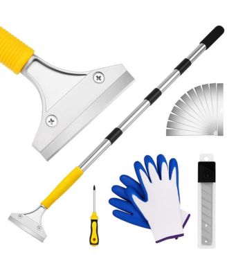 Scraper Tool Long Handle Heavy Duty Window Tile Ceiling Cleaning