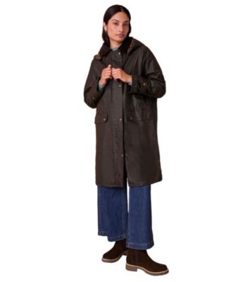 Women's Long Waxed Jacket