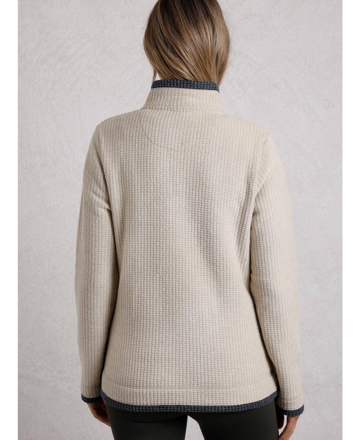 Weird Fish Women's Ariana Full Zip Grid Fleece