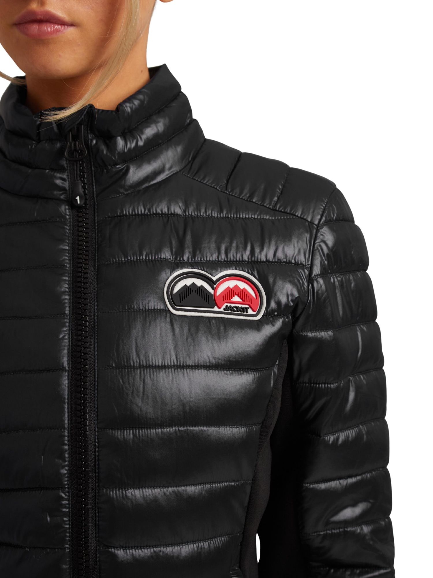 Women's Short Funnel-Neck Puffer Jacket