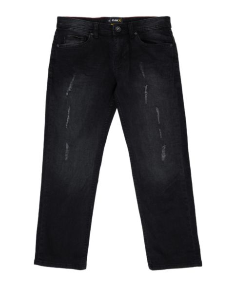 Джинсы Raw X Distressed для мальчиков, цвет: Чёрный