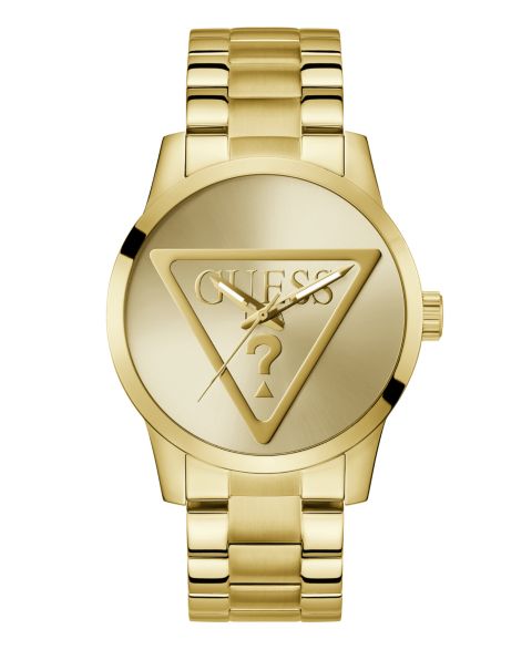Мужские часы GUESS Quartz Gold-Tone Stainless Steel 44mm