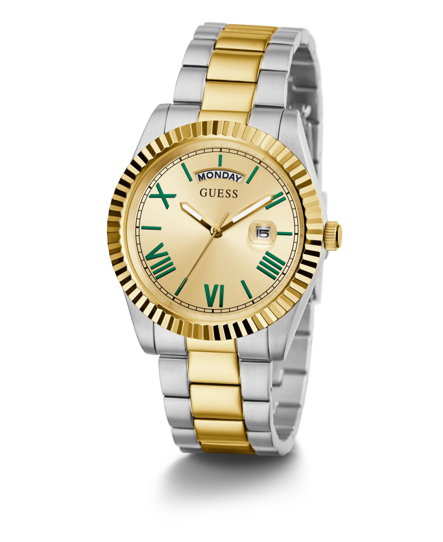 Men's Quartz Two-Tone Stainless Steel Watch 42mm