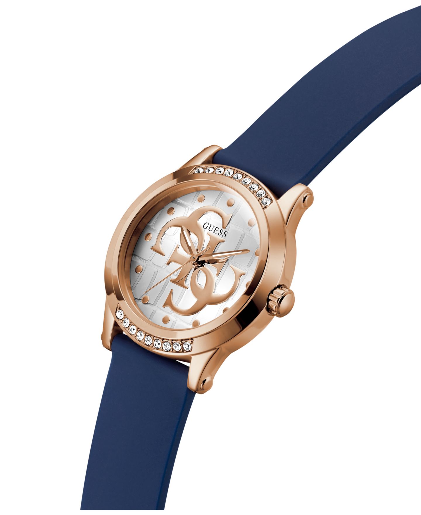Женские часы GUESS Quartz Blue Silicone 36mm — фото 4