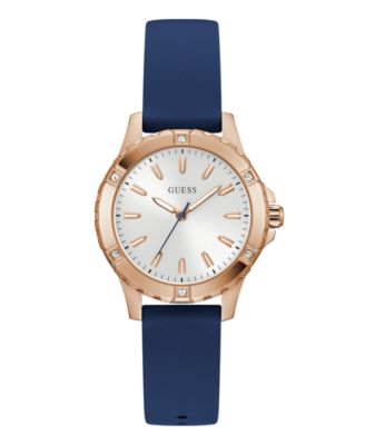 Women's Quartz Blue Silicone Watch 35mm