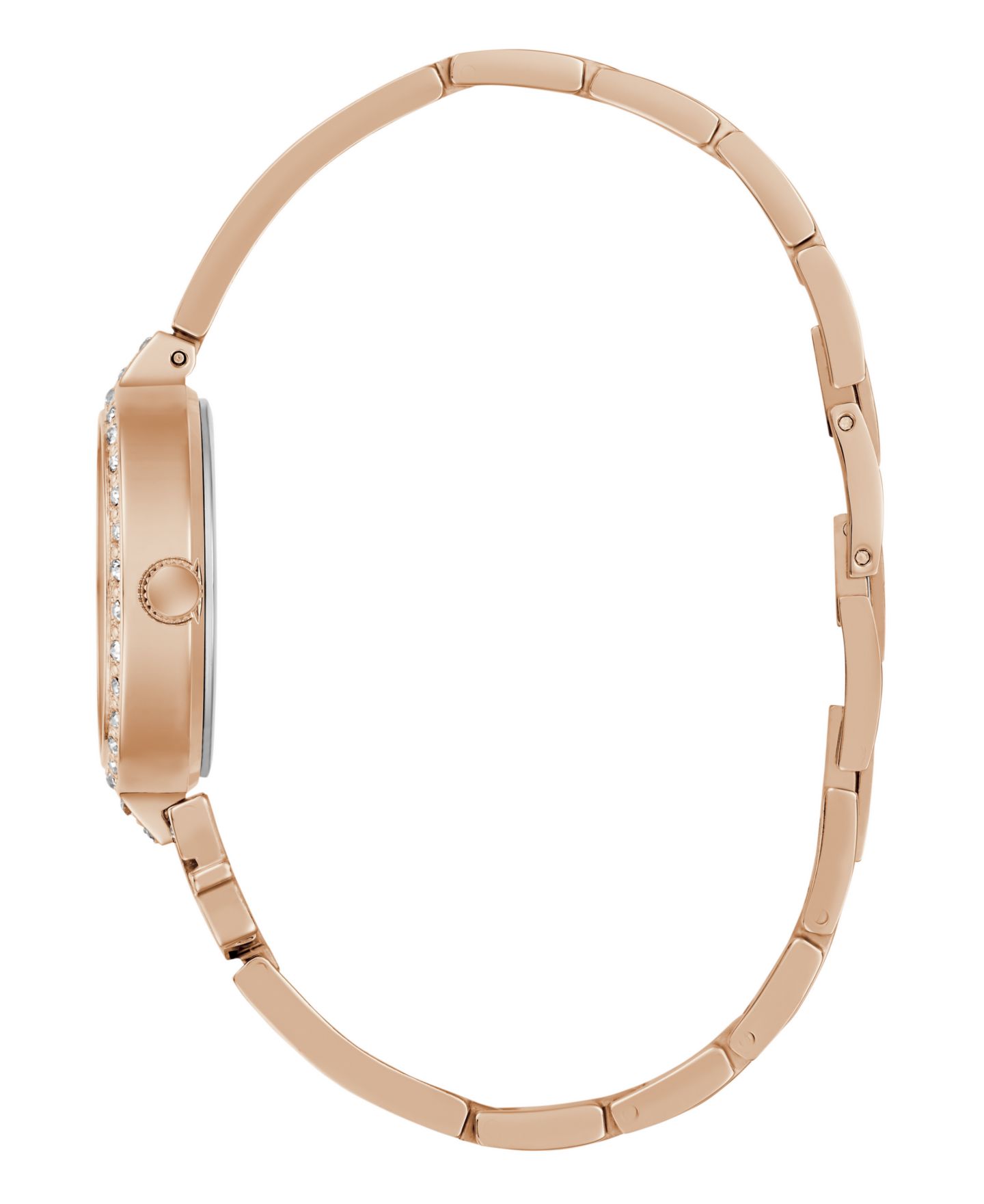 Женские часы GUESS Quartz Rose Gold-Tone Stainless Steel 28mm — фото 3