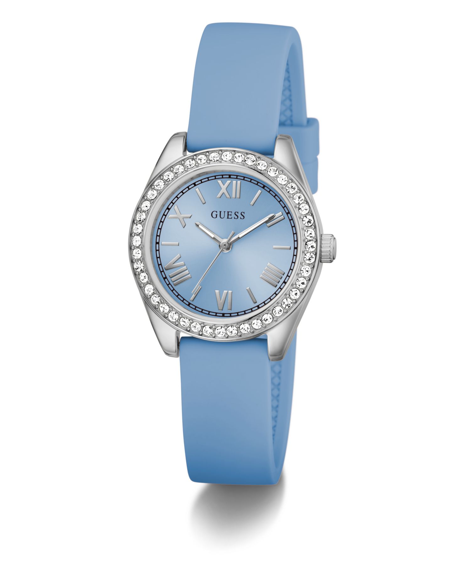 Women's Quartz Blue Silicone Watch 30mm