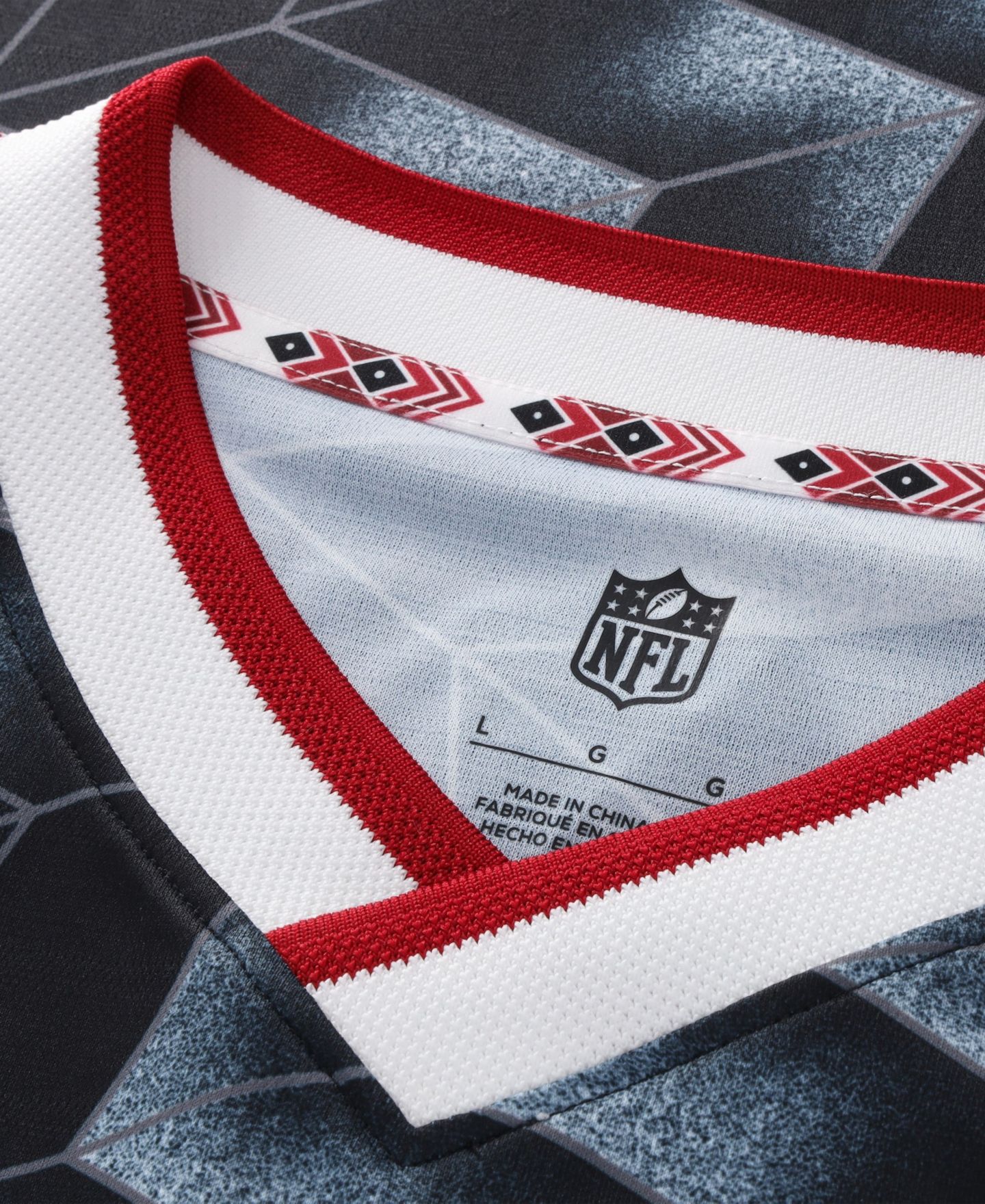 Детский топ Fanatics Black Arizona Cardinals Football x Football V-Neck Fan Jersey — фото 2