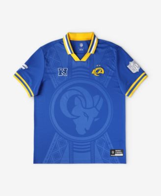 Big Boys and Girls Royal Los Angeles Rams Football x Football Collared Fan Jersey