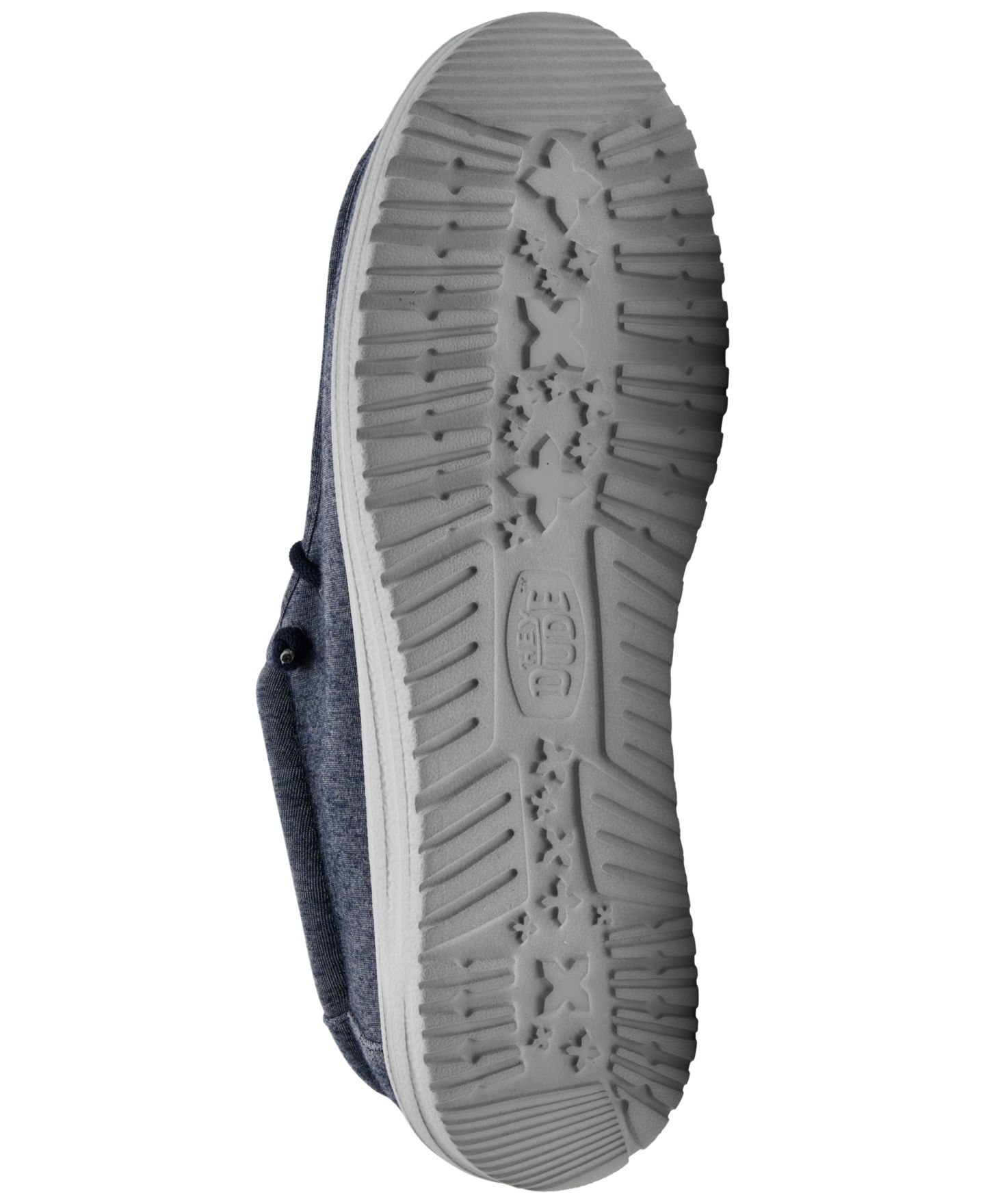 Мужские туфли Hey Dude Wally Stretch Jersey Slip-On Lifestyle Moccasin, цвет: Тёмно-синий — фото 6
