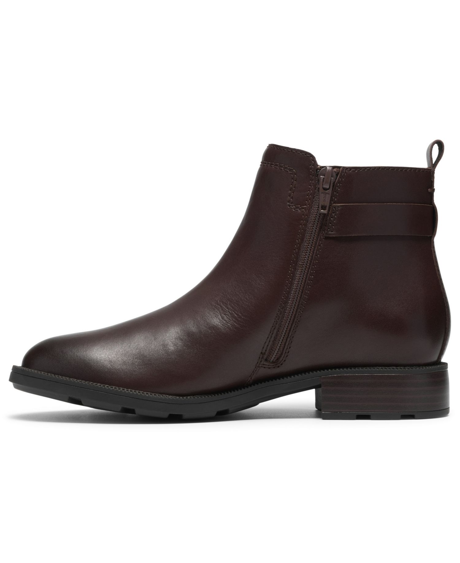 Women's Adalynn West Buckle Round Toe Booties
