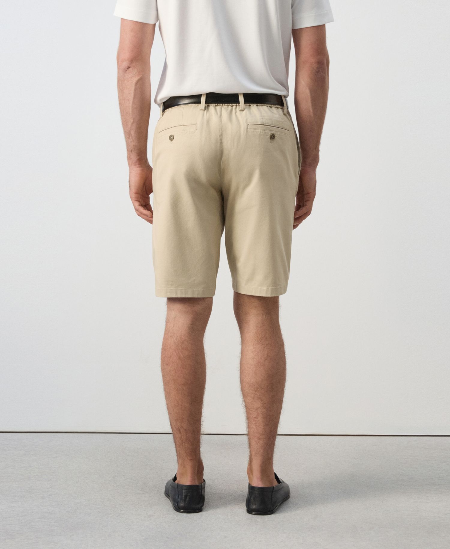 Men's Slim-Fit Chino Cotton 10.12" Bermuda Shorts