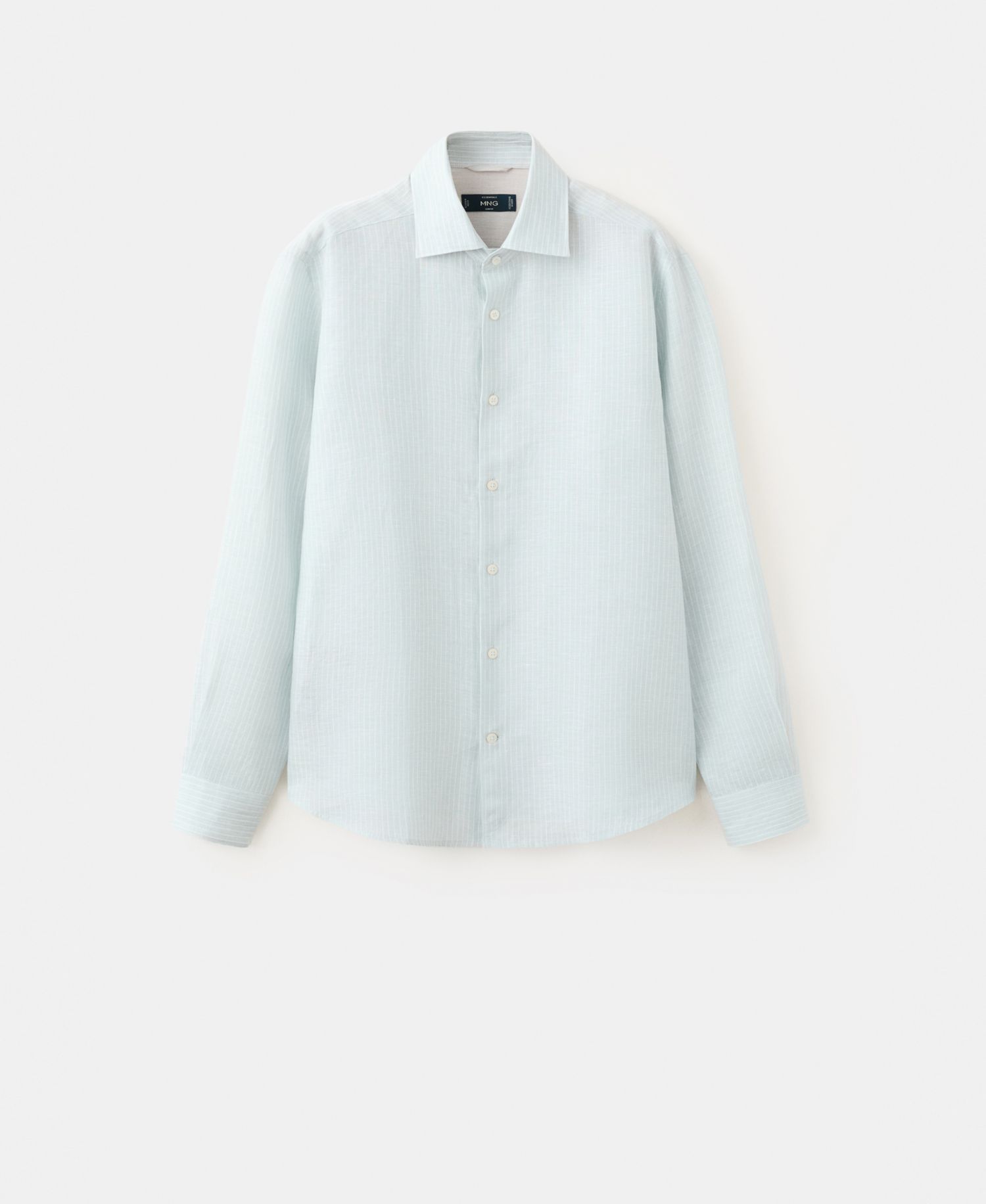 Men's Linen Slim-Fit Shirt