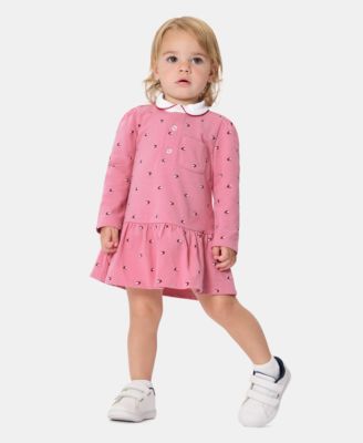 Baby Girls' Long-Sleeve Dress and Bloomers, 2-Piece Set