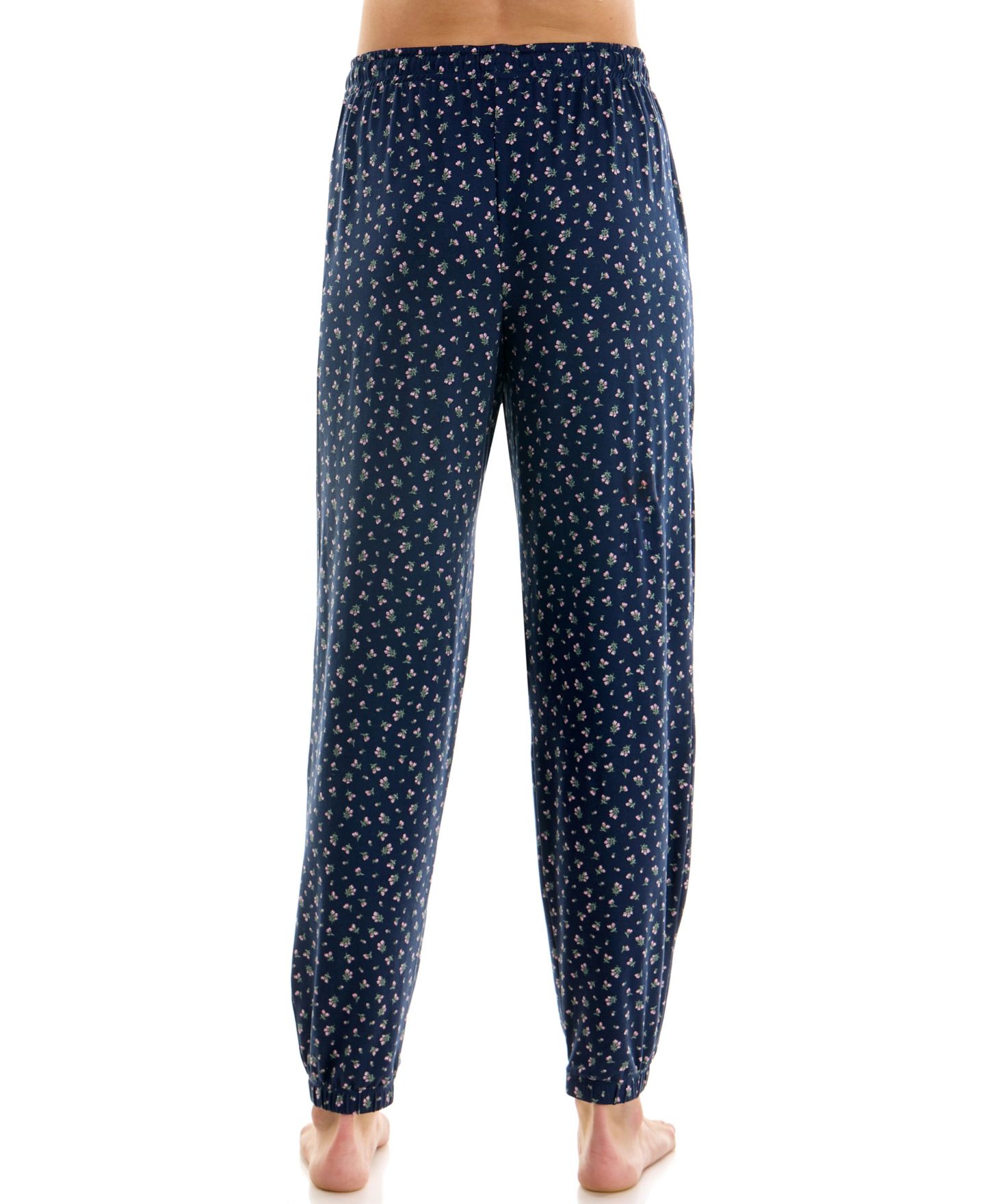 Женские брюки Roudelain Triple Soft Knit Print Jogger Pants, 29" Inseam, цвет: Itsy Bitsy Ditsy/ Peacoat — фото 5